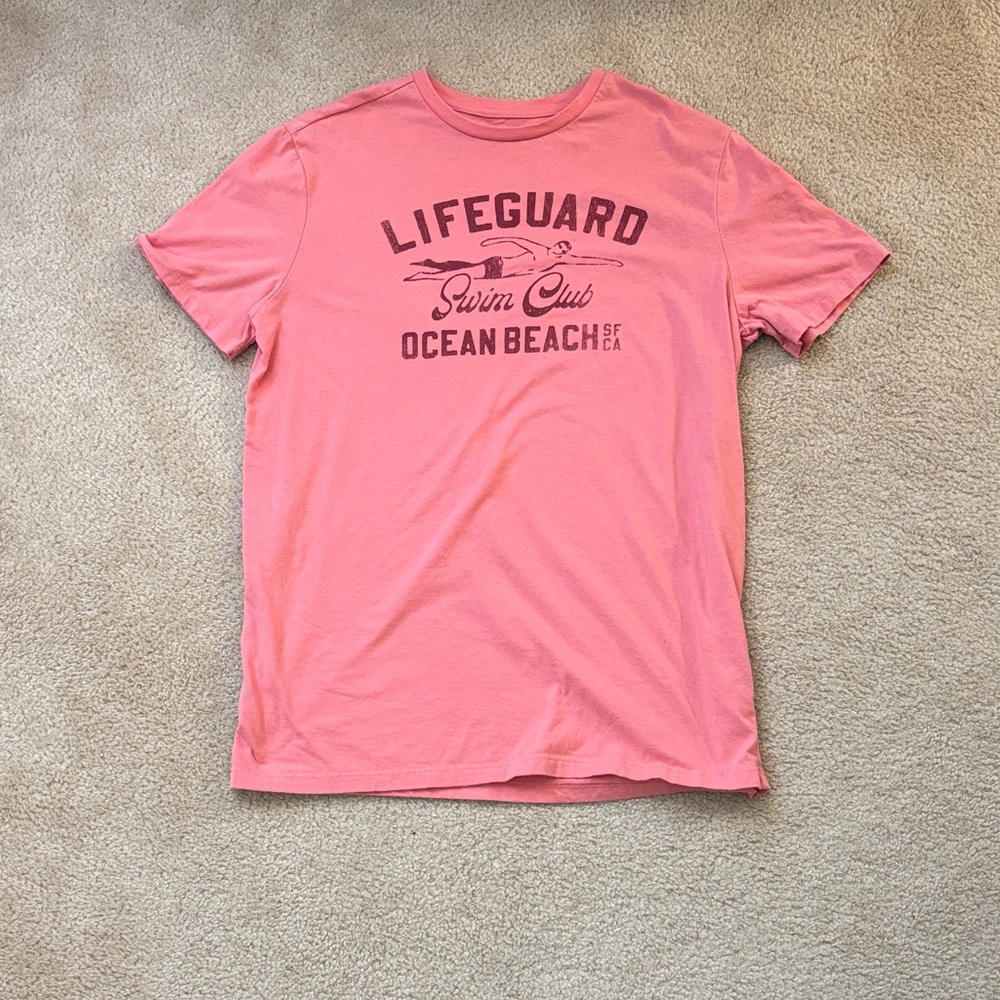Goodfellow & Co Pink Lifeguard Tee